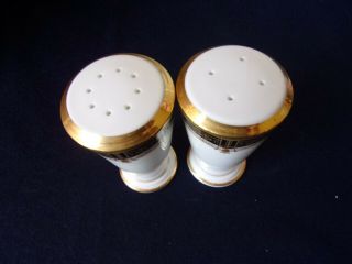 Noritake Gold & Sable Salt And Pepper Shakers 2