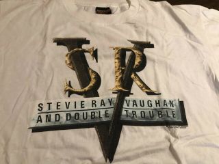 Stevie Ray Vaughan And Double Trouble Official In Step Tour Shirt Size XL 2
