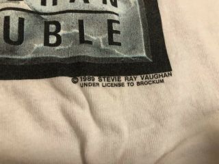 Stevie Ray Vaughan And Double Trouble Official In Step Tour Shirt Size XL 3