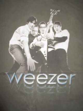 2002 Weezer " Dust West " Concert Tour (lg) T - Shirt