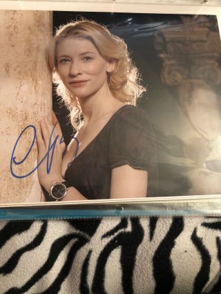 Cate Blanchett Signed Picture With Certificate Of Authenticity