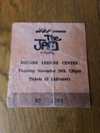 The Jam Concert Ticket Deeside Leisure 29/11/1979 Badge Mod