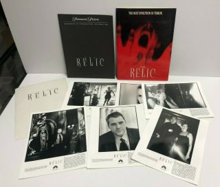 1997 The Relic Horror Movie Press Kit With Photo Set (1 - 6) Folder,  Handbook