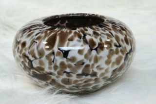 Evolution By Waterford Urban Safari Art Glass Small Bowl 154185
