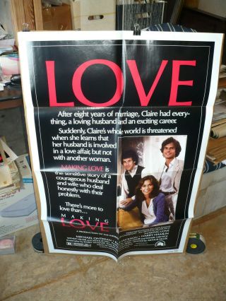 Making Love,  Orig 1 - Sht / Movie Poster (michael Ontkean,  Kate Jackson) - 1982