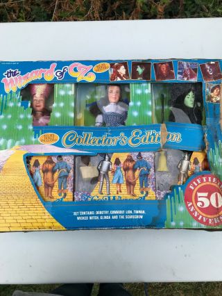 Vintage Wizard Of Oz 50th Anniversary Doll Set (1986) Nib Box