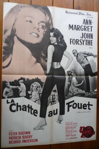 Kitten With A Whip Ann - Margret French Movie Poster 