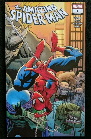 Stan Lee Signed The Spider - Man 1 Comic Cover Photo