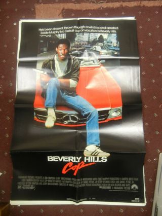 Beverly Hills Cop Movie Poster Ss 27x40 Folded One Sheet