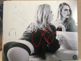 Cara Delevingne Signed Autograph 8x10 Sexy Hot Model Wow Rare