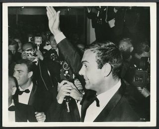 1960’s Photo Sean Connery 007 James Bond Actor Waves To The Crowd