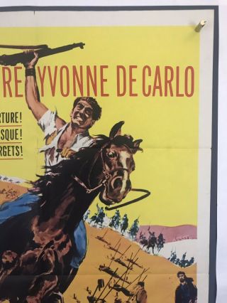 TIMBUKTU Movie Poster (Fine -) One Sheet 1958 Victor Mature Yvonne DeCarlo 3395 3