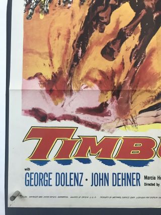TIMBUKTU Movie Poster (Fine -) One Sheet 1958 Victor Mature Yvonne DeCarlo 3395 5