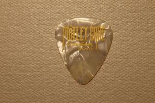 Nikki Sixx Concert Guitar Pick Motley Crue Ozzy Osbourne Tour The Dirt