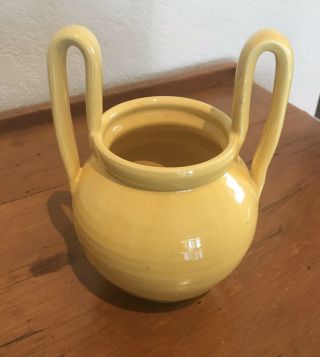 Vintage Handmade Fulper - Stangl Pottery Artware Vase Unique Twin Handles