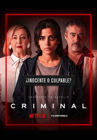 EspaÑa,  Series,  " Criminal " Unica Temporada,  2019,  3 Dvd,  12 Cap.