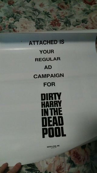 Dirty Harry The Dead Pool Newspaper Movie Advertising Ads Poster 1988