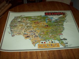 1987 Famous Motorsport Raceways Of North America 36 X 24 Poster