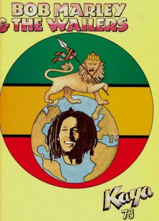 Bob Marley And The Wailers 1978 Kaya Concert Tour Program Booklet