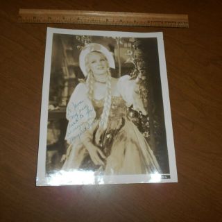 Dame Margaret Smith Ch Dbe Is An English Actress Hand Signed 8 X 10 Photo