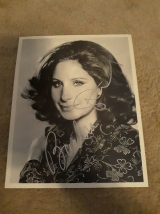 Barbara Streisand Autograph 8x10 No Certificate Hand Signed