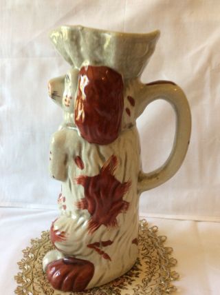 Classic Early Staffordshire Begging Dog Spaniel Pitcher 3