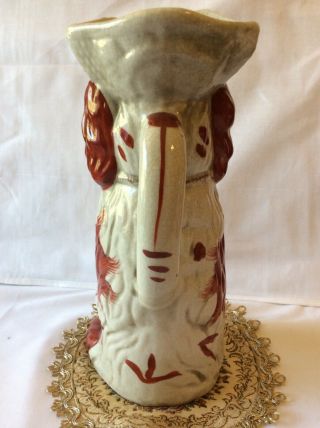 Classic Early Staffordshire Begging Dog Spaniel Pitcher 4