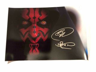 Ray Park Darth Maul Star Wars Signed Autograph 6x8 Photo