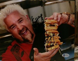 Guy Fieri Signed 8x10 Photo Autograph Authenticated Beckett F73713 Food Network