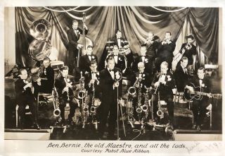 Photograph (5”x7”) Ben Bernie The Old Maestro And His Jazz Band 1935