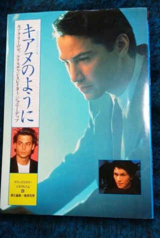 Keanu Reeves Deluxe Color Cine Album Japan Photo Book,  Johnny Depp Christian S