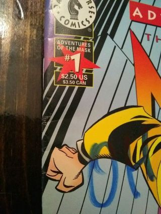 JIM CARREY SIGNED COMIC BOOK THE MASK GOTTEN AT THE 2015 SAN DIEGO COMIC CON 2