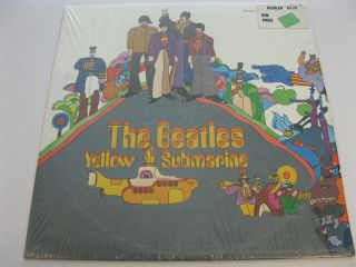 Beatles Yellow Submarine Album - 1969 - Shrink Wrap W/price Sticker - Vg,
