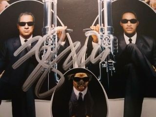 WILL SMITH SIGNE DVD COVER MEN IN BLACK TOMMY LEE JONES SIGNED 100 REAL DEAL 2