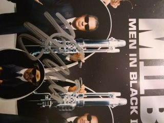 WILL SMITH SIGNE DVD COVER MEN IN BLACK TOMMY LEE JONES SIGNED 100 REAL DEAL 4