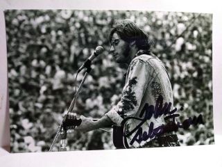 John Sabastian Hand Signed Autograph 4x6 Photo - Woodstock - Music Legend