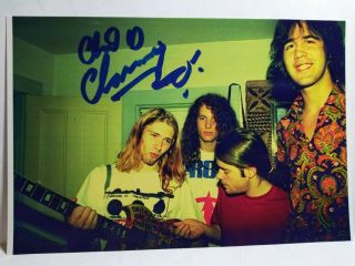 Chad Channing Authentic Hand Signed Autograph 4x6 Photo - Nirvana Drummer