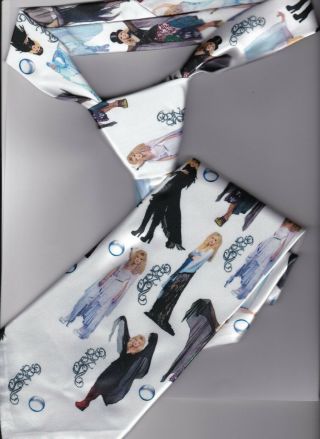 Stevie Nicks Print Satin Neck Tie