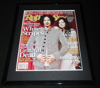 The White Stripes Framed September 8 2005 Rolling Stone Cover Display