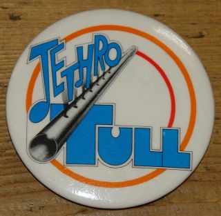 Jethro Tull Authentic Vintage 1976 Too Old Concert World Tour Pin Badge