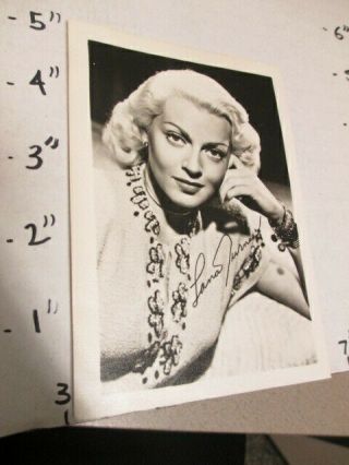 Lana Turner 1940s Sweater Movie Studio Show Promo Fan Photo 3