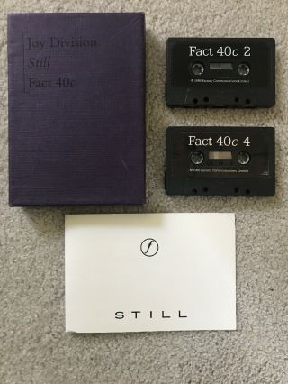 Joy Division Still Cassette Box Set.  Fact - 40c.  Rare Classic Album Double Tape