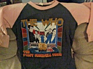 1982 Vintage “the Who; It’s Hard/1st Farewell Tour” Concert T - Shirt
