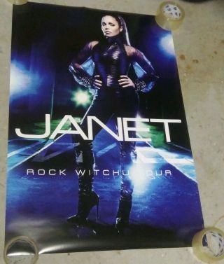 Janet Jackson Rock Witchu Tour Poster 2008 Rare Only One On Ebay