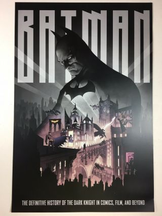 Batman 80th Anniversary Dark Knight Poster - Sdcc 2019 Comic Con Exclusive