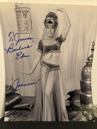 Barbara Eden Signed 8x10 Photo I Dream Of Jeannie Autograph No