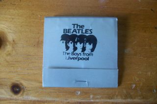Vintage Rare Beatles Matchbook.  The Boys From Liverpool