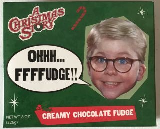 A Christmas Story Creamy Chocolate Fudge Ralphie Ohhh.  Ffffudge