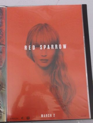 Red Sparrow Jennifer Lawrence Le Regal Numbered 13 X 19 Regal Art Print Poster