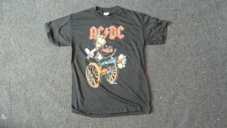 Ac/dc Large Black T.  Shirt.
